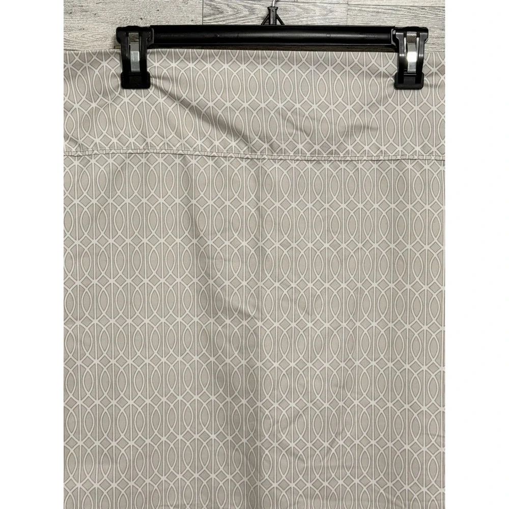 Charisma King Pillowcase Set of 2 Taupe White Geometric Ogee‎ Polyester Bedding